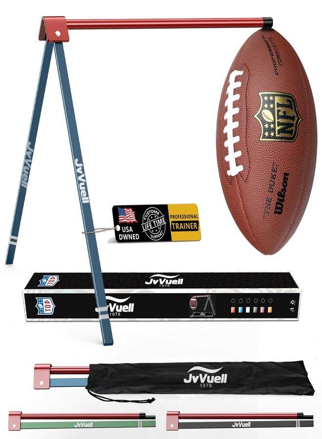 JvVuell Football Kicking Holder Tee, Metals - Field Goal Kickoff Training Practice Stand Equipment Compatible with All Football Size, Kick Goal Posts Gear Accessories for Adult & Youth - Image 1