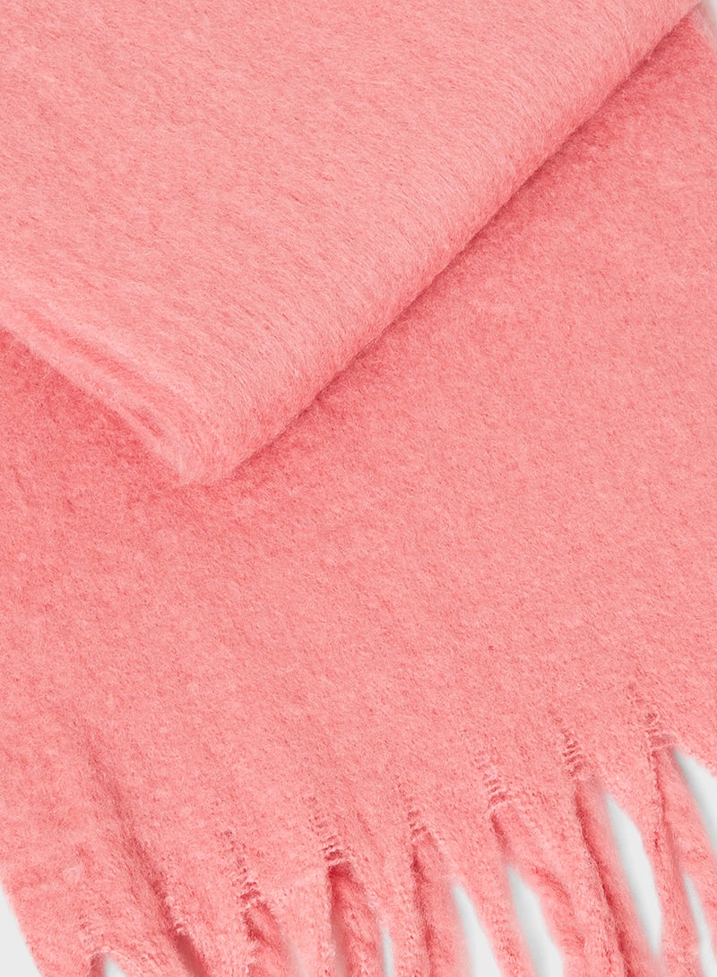 ELLA Tassel Detail Winter Long Scarf  - Image 2