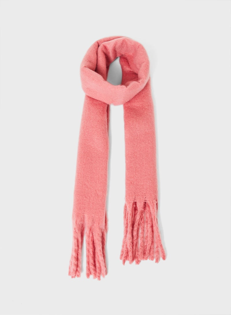 ELLA Tassel Detail Winter Long Scarf  - Image 1