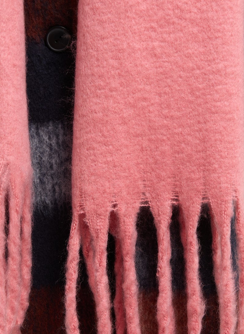 ELLA Tassel Detail Winter Long Scarf  - Image 5