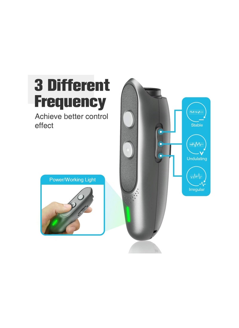 Rechargeable Ultrasonic Dog Bark Deterrent Device, 3 Frequency No Bark Control with 16.5 Ft Range, Effective Dog Whistle to Stop Barking During Outdoor Walks.