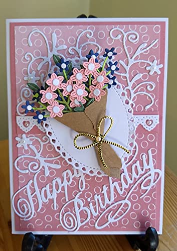 hinana Flowers Metal Die Cuts,Flower Leaves Bouquet Cutting Dies Cut Stencils for DIY Scrapbooking Photo Decorative Embossing Paper Dies for Scrapbooking Greeting Card Making - Image 5