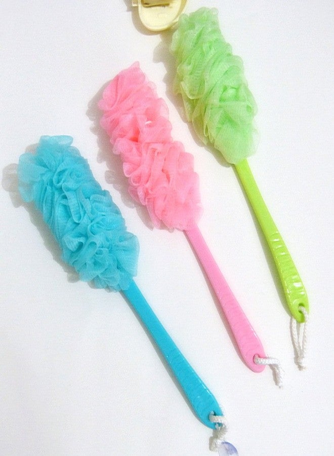 TimBuk2 Loofah Back Scrubber for Shower, Long Handle Bath Sponge Shower Brush, Soft Nylon Mesh Back Cleaner Washer, Body Bath Brush for Women and Men (Color may vary) - Image 4