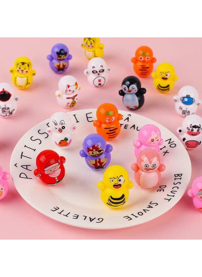 Shake The Sound Of The Same Paragraph Tumbler Toy Astronaut Desktop Ornaments Toy Kindergarten To Push Small Gifts Take-out Gifts-Specifications:Lucky Cat Tumbler  - Image 2