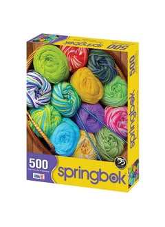 Springbok Springbok's 500 Piece Jigsaw Puzzle Colorful Yarn - Made in USA  - Image 2