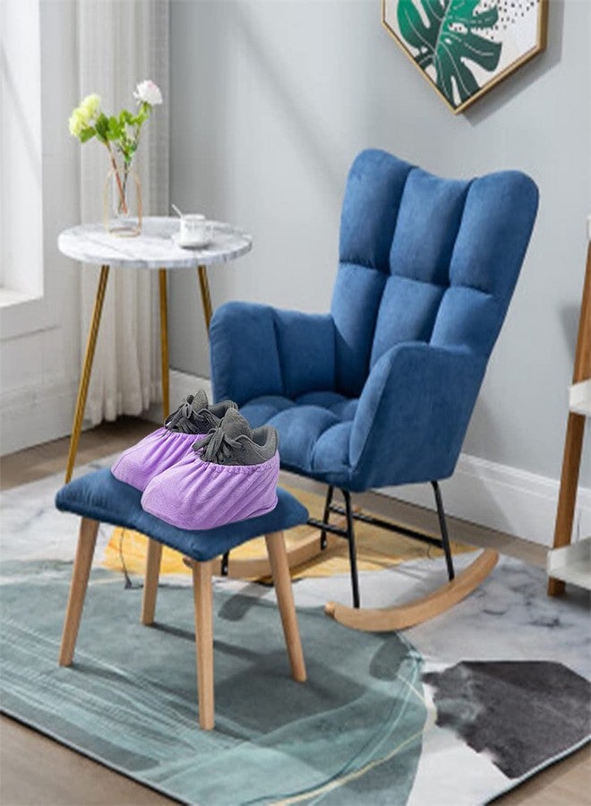 ELANE 9 Pairs Reusable Shoe Covers for Indoors，Washable Shoe Covers Bowling Shoe Covers Reusable，Non Slip Shoe Covers Foot Service for Indoor Household Office Laboratory (12inch) - Image 5