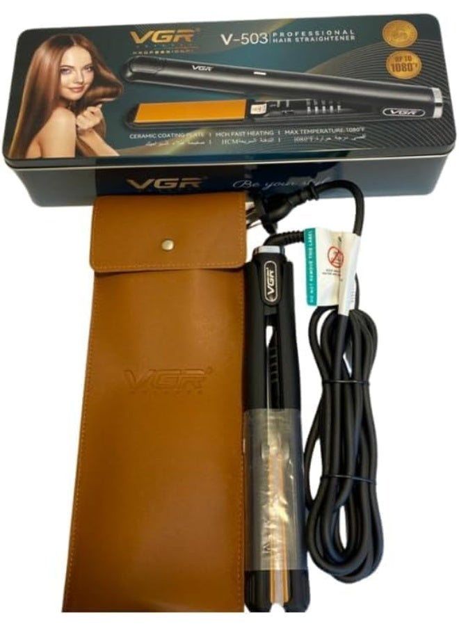 The V-503 hair straightener is suitable for all hair types, with a practical and easy-to-use design for everyday use at home. - Image 2