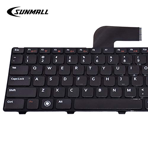 SUNMALL Keyboard Replacement with Frame Compatible with Dell Inspiron 14R N4110 N4120 M4110 N4050 N5040 N5050 M5040 M5050, VOSTRO 1440 1445 1450 1550 2420 2520 3350 3450 3460 3550 3555 3560 - Image 4