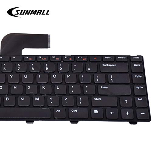 SUNMALL Keyboard Replacement with Frame Compatible with Dell Inspiron 14R N4110 N4120 M4110 N4050 N5040 N5050 M5040 M5050, VOSTRO 1440 1445 1450 1550 2420 2520 3350 3450 3460 3550 3555 3560 - Image 5