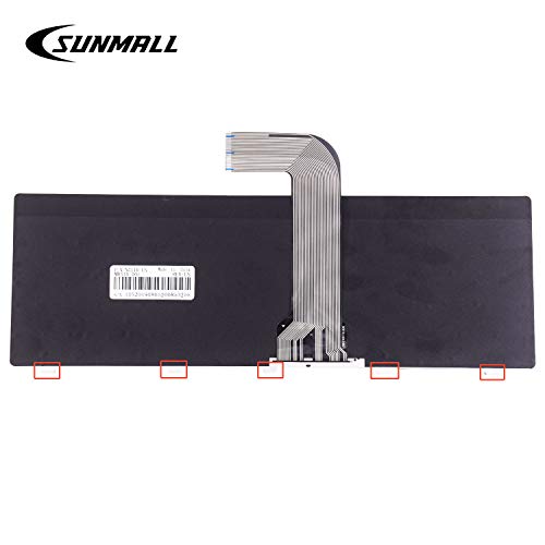 SUNMALL Keyboard Replacement with Frame Compatible with Dell Inspiron 14R N4110 N4120 M4110 N4050 N5040 N5050 M5040 M5050, VOSTRO 1440 1445 1450 1550 2420 2520 3350 3450 3460 3550 3555 3560 - Image 3