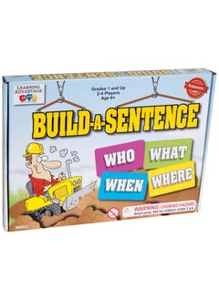 Learning Advantage LEARNING ADVANTAGE-6002 Build-A-Sentence - Learning Games for Kids - Sentence Building and Literacy Game - Homeschool Supplies  - Image 2