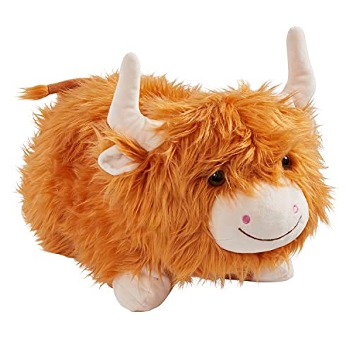 Pillow Pets 18 Highland Cow Stuffed Animal Plush Toy - Image 1
