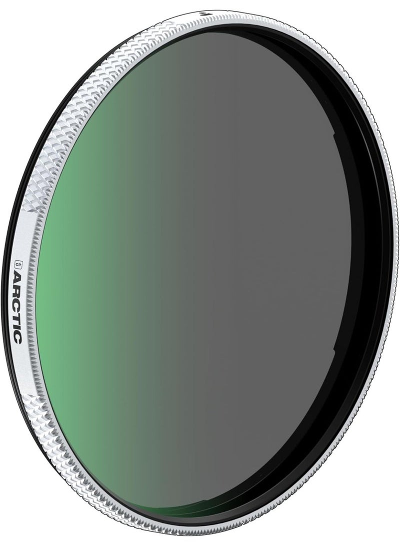 PolarPro Arctic CP 82mm Camera Filter – Benjamin Hardman Series, 45% High Transmission Circular Polarizer, Chroma Polarization Technology, 110° Short-Throw Rotation, Weather-Sealed Aluminum Frame, For Landscape & Extreme Cold Conditions - Image 1