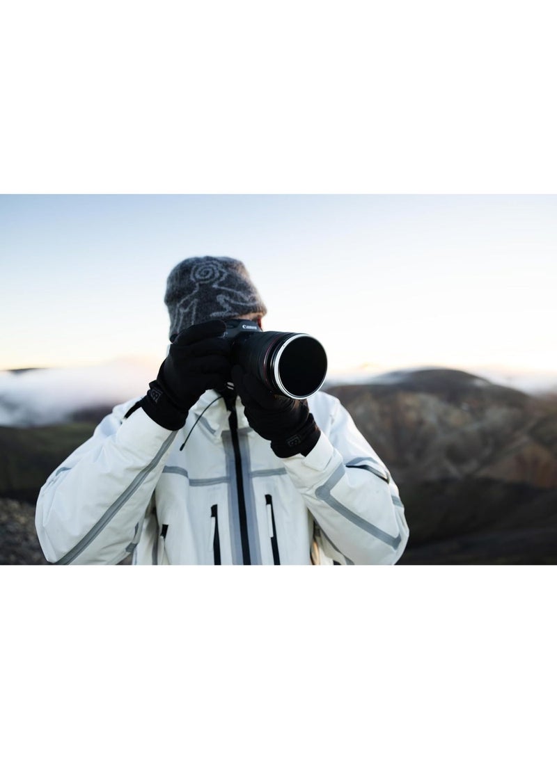 PolarPro Arctic CP 82mm Camera Filter – Benjamin Hardman Series, 45% High Transmission Circular Polarizer, Chroma Polarization Technology, 110° Short-Throw Rotation, Weather-Sealed Aluminum Frame, For Landscape & Extreme Cold Conditions - Image 5