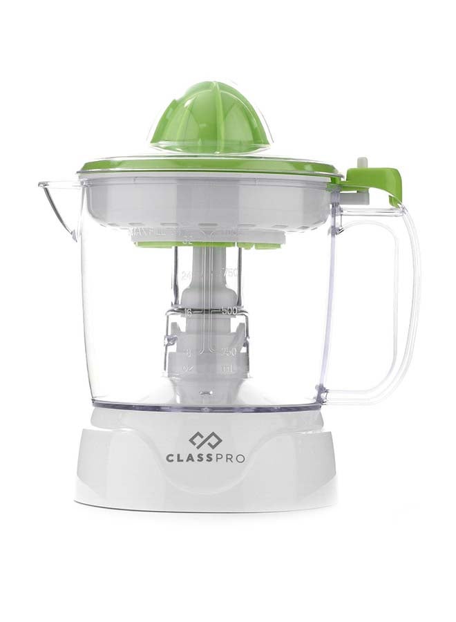ClassPro Citrus Juicer 1L Capacity 30W Power White Electric Juicer for Kitchen Home Use Daily Fruit Juice Extractor - Image 1