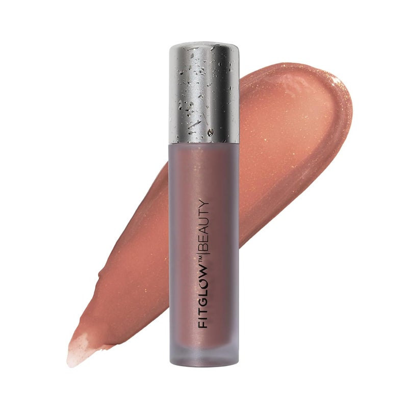 FITGLOW Beauty  Lip Color Serum  Vegan WomanOwned Clean Beauty Gleam  Beige Nude