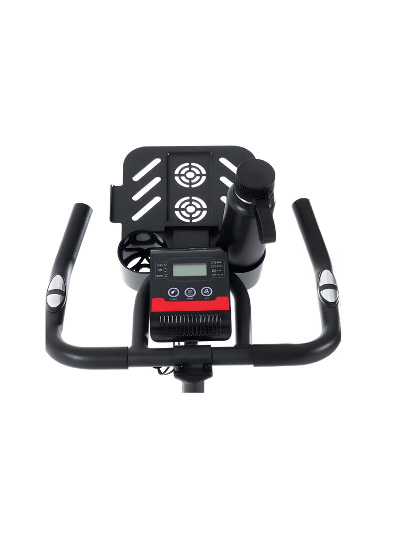 أتش برو دراجة سبين داخلية إتش برو H211 | دولاب دوران بوزن 10 كجم | مقاومة احتكاك وشاشة عرض LCD | دراجة تمارين منزلية للتدريب الشامل - Image 3