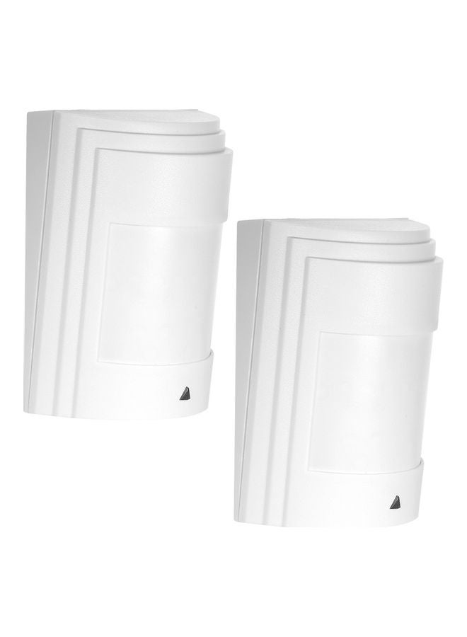 NIBEMINENT 2-Piece Wired PIR Motion Sensor Alarm System White - Image 2