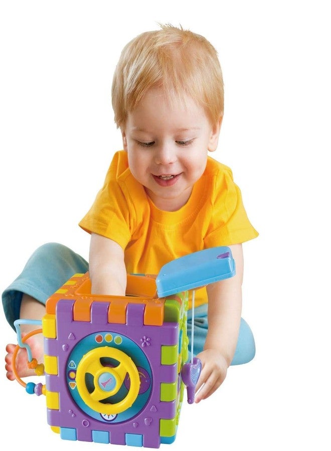 PANSHUB Water-Based Paint Toy Activity Cube Multipurpose Play Centre for Toddlers and Kids, Skill Improvement Educational Game Toys,Learner Cube Multicolored. - Image 2