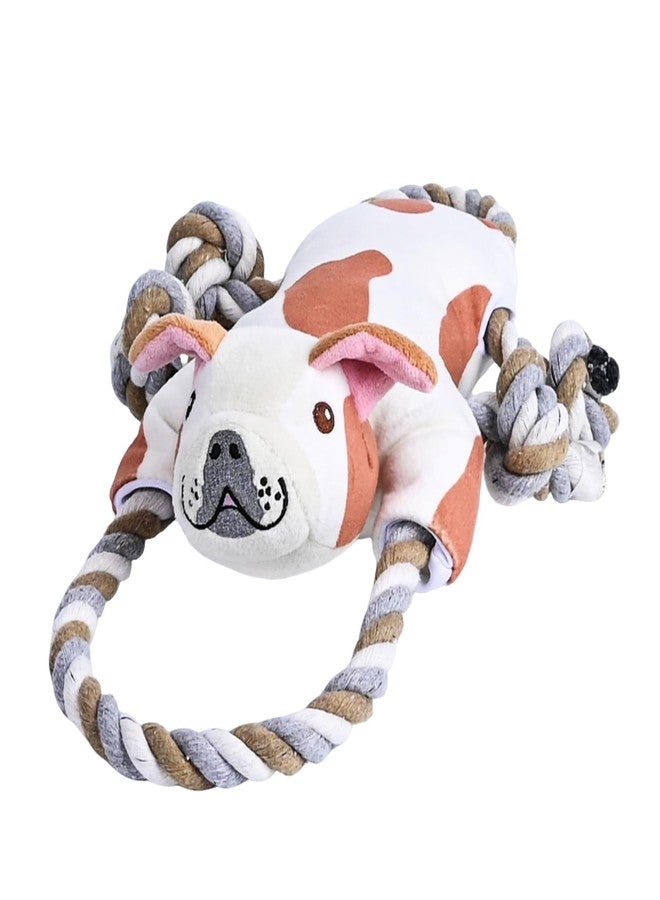 TINEPRY Dog Toys for Large Dogs Aggressive chewers, Puppy Toys with Crinkle Paper, Plush Squeaky Tug of War Chew Toy - Image 1