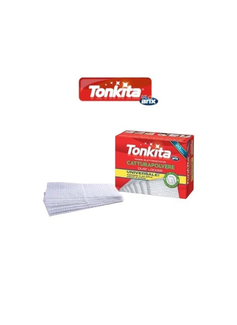 Tonkita Dust Locker Cloth Refill - 20pcs: Enhanced Dust Collection and Retention for Your Cleaning Needs