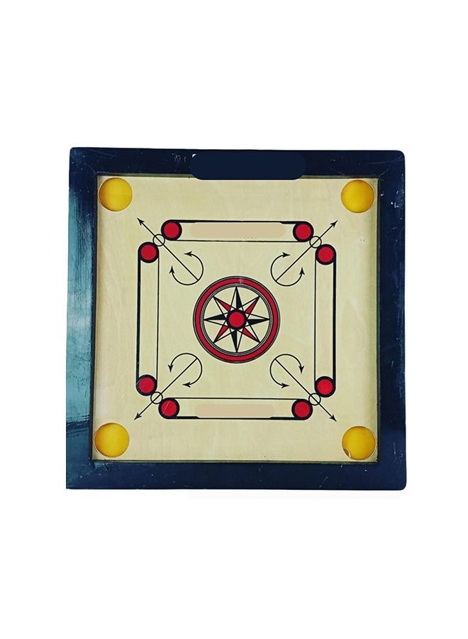 Toy Box Kids Wooden Carrom Board 18inches With 24 Coins & Striker Set - Image 2
