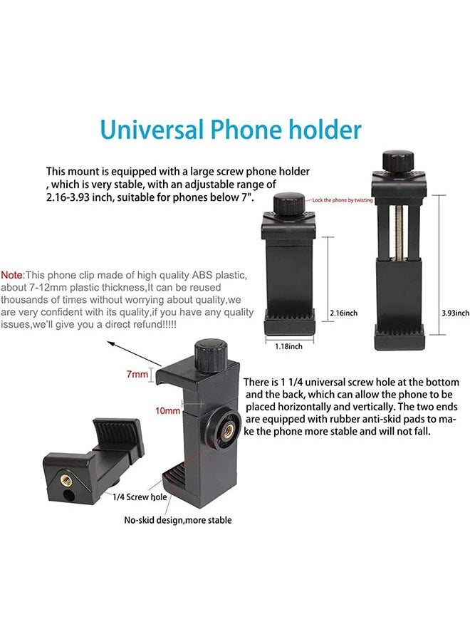 Arabest Mobile Phone Chest Strap Harness Mount Head Strap Holder Kit,Cell Phone Clip Compatible with iPhone15/14/13,Samsung,Go Pro Hero 12,11,10,9, 8,7, 6, AKASO,DJI Osmo,and Action Cameras  - Image 5