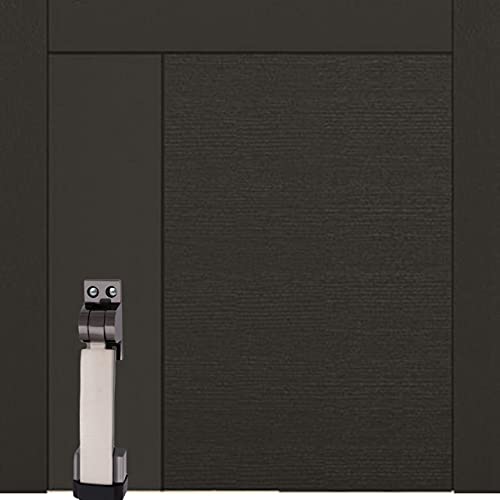 Atom Door Stopper | Kickdown Door Stop with One Touch | Adjustable Height & Rubber Tip 1.5 Inches, Door Stops (Black Silver Finish, DS001), Pack of 5 - Image 5