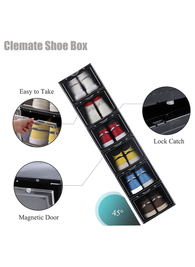 Cool Baby COOLBABY Shoe Storage Box Set of 8  Shoe Organizer and Shoe Containers For Men/Women Easy Assembly - Image 2