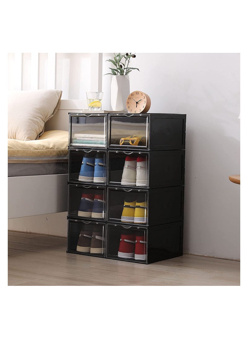 Cool Baby COOLBABY Shoe Storage Box Set of 8  Shoe Organizer and Shoe Containers For Men/Women Easy Assembly - Image 4