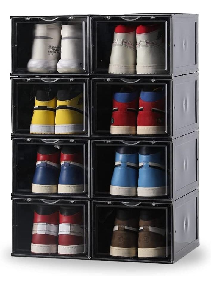 Cool Baby COOLBABY Shoe Storage Box Set of 8  Shoe Organizer and Shoe Containers For Men/Women Easy Assembly - Image 1