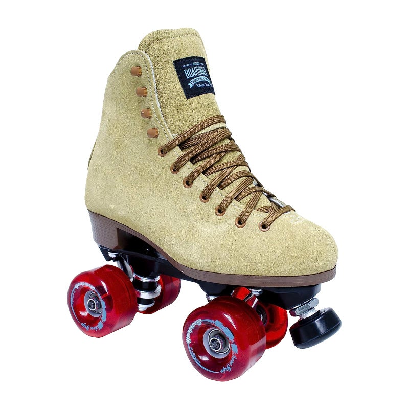 Sure-Grip Sure Grip Tan Boardwalk Outdoor Roller Skates for Men Women Made in USA and Imported 65mm Wheels with Nylon Sole Material ABEC 3 Bearings with 58 Adjustable Rubber Stoppers - Image 2