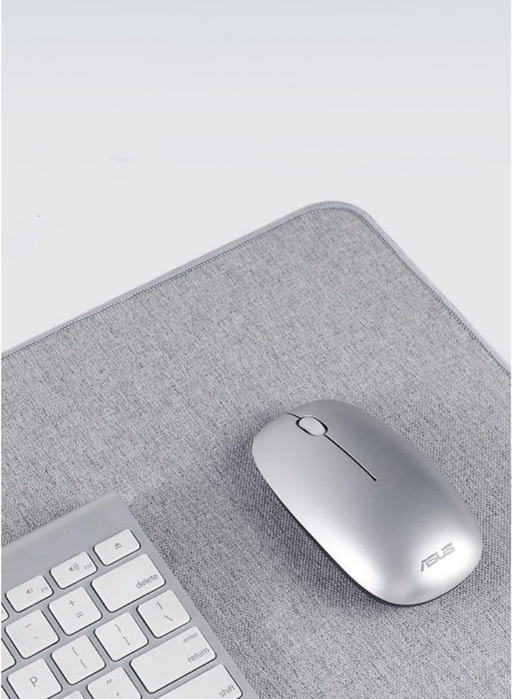 300×600×2mm Solid Color MousePad Desk Mat Large Size Simple Style Waterproof with No Logo Design Computer Desk Blotter Protector Pad with Non-Slip Suede Base for Keyboard Desktop Laptop Office Gaming Special Pad Light Gray  - Image 3