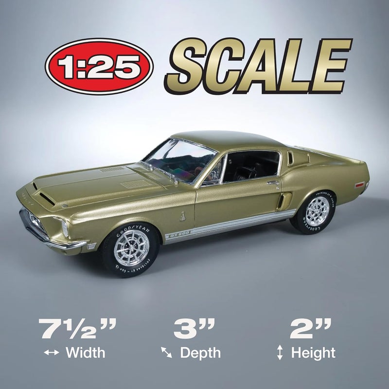 AMT طقم نموذج شيلبي موستانغ GT-500 1968 بمقياس 1:25 من AMT - Image 4