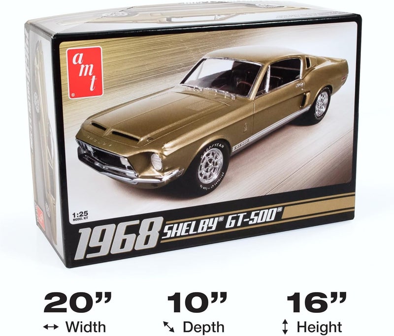 AMT طقم نموذج شيلبي موستانغ GT-500 1968 بمقياس 1:25 من AMT - Image 5