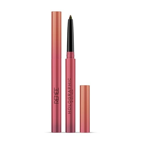 RENEE Holographic Eyeliner SmudgeProof LongLasting Easy Glide QuickDrying Formula with Monochrome Effect Intense Color PayOff Infused with Vitamin E 05 Mars - Image 3