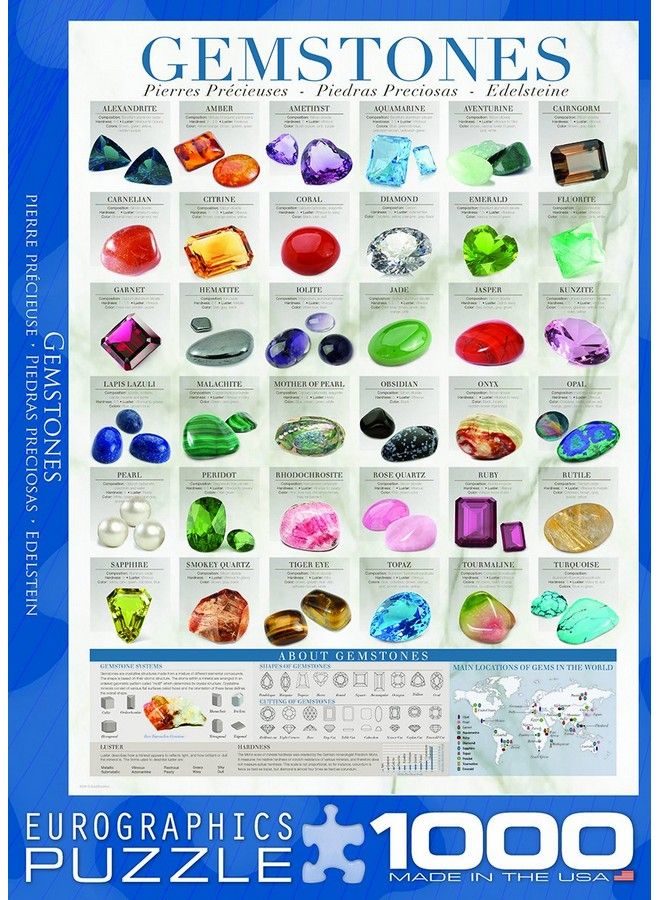 eurographics Gemstones Puzzle (1000Piece) - Image 5