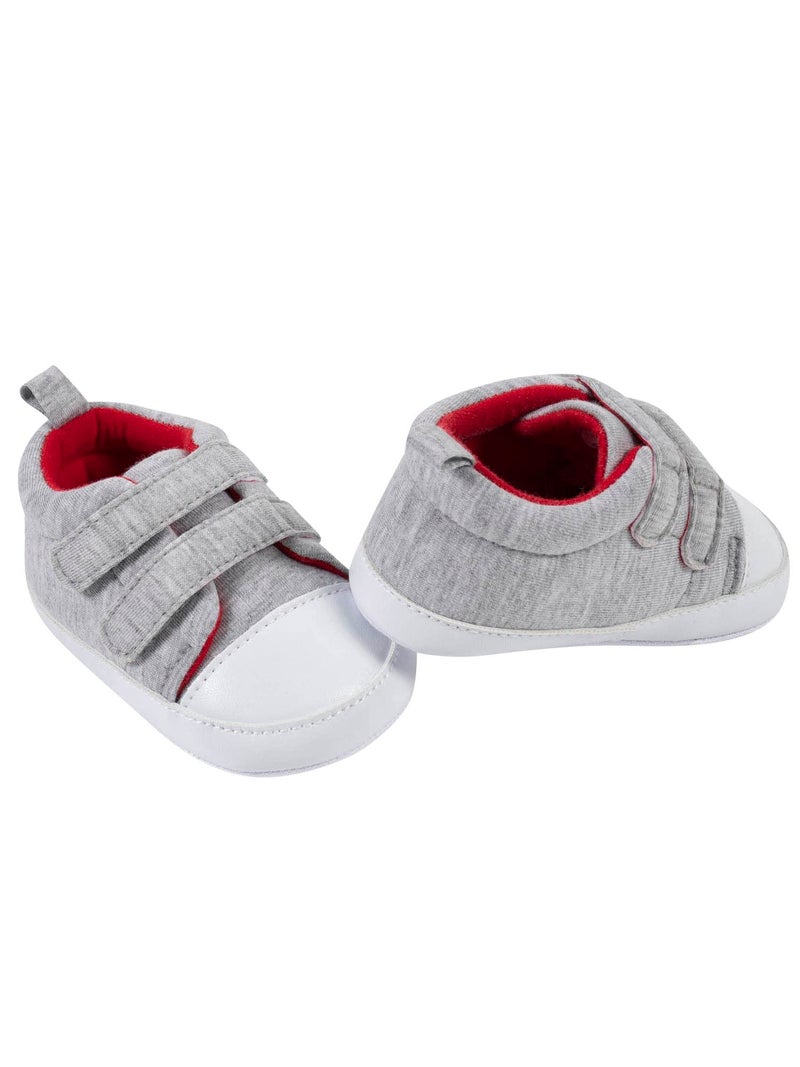 Gerber Gerber Unisex Baby Sneakers Crib Shoes Newborn Infant Toddler Neutral Boy Girl Grey Neutral 69 Months 