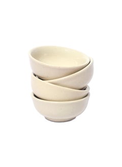 Kala Kriti KALAKRITI SnowySurface Condiment Chutani Katori Handicraft for Serving chatni Condiment for chatniCondiment for SaltCondiments for Party Pack of 6  - Image 1