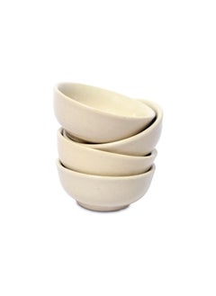 Kala Kriti KALAKRITI SnowySurface Condiment Chutani Katori Handicraft for Serving chatni Condiment for chatniCondiment for SaltCondiments for Party Pack of 6  - Image 2