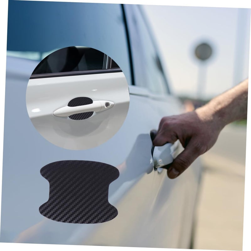 4pcs Car Door Handle Protective Film Removable Car Sticker Pad Scratch Cover for - Image 3