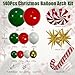 Ceeulvu Christmas Balloon Arch Kit Red Green Gold White Balloon Garland with Star Candy Cane Foil Balloons for Xmas Party - Image 4