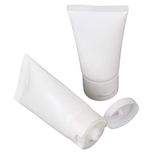 BQLZR 30ml Capacity Empty Tube Cosmetic Cream Shampoo Travel Containers Soft Flip Plastic Set of 10 - Image 3