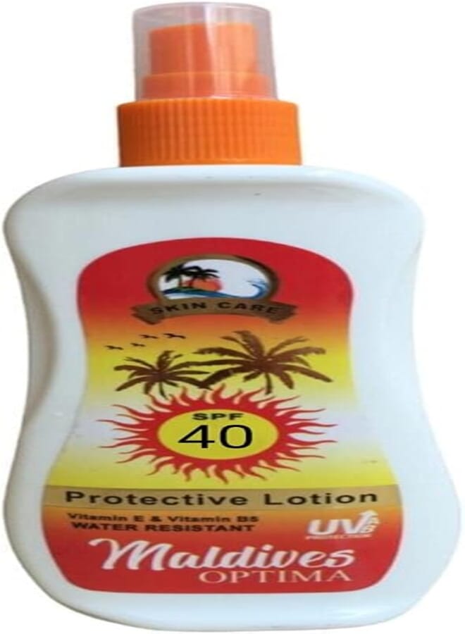 Optima maldives sun lotion with spf 40% ultra-light moisturizing formula 250gm