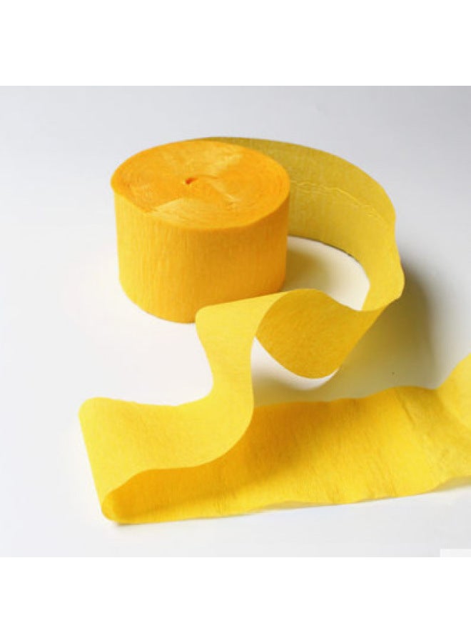 Lieyang Color Crepe Paper Roll 4.5*25 Holiday Party Wedding Party Supplies Long Pleated Paper Venue Layout - Image 1