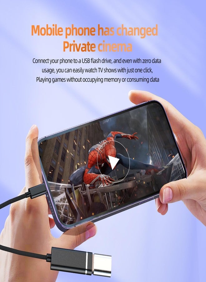 zoyuzan Lightning to USB Adapter for iPhone 14 Pro Max Cable for Apple for iPad OTG Digital Camera Card Reader Flash Drive Dongle Phone Transfer Cord Adaptor HUB Lighting Jack Female Keyboard Male Adaptador - Image 3