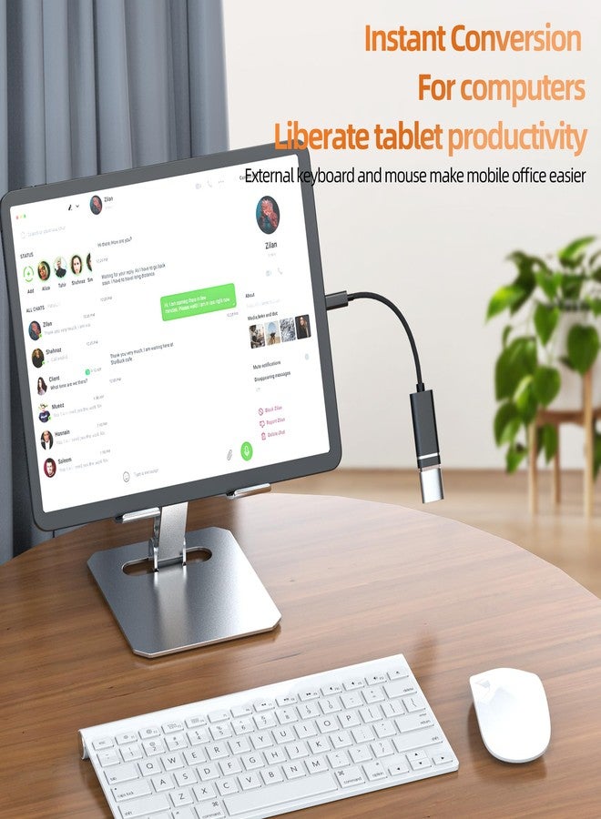 zoyuzan Lightning to USB Adapter for iPhone 14 Pro Max Cable for Apple for iPad OTG Digital Camera Card Reader Flash Drive Dongle Phone Transfer Cord Adaptor HUB Lighting Jack Female Keyboard Male Adaptador - Image 4