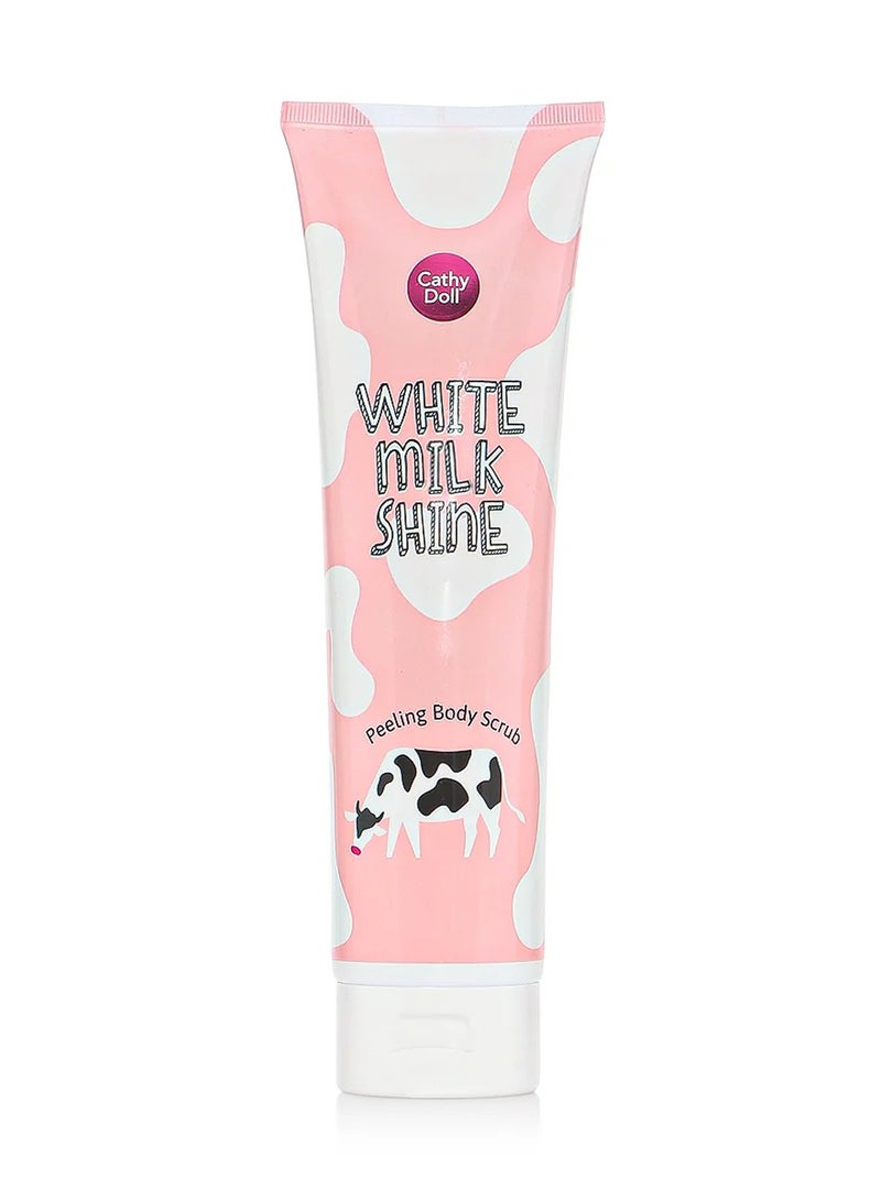 Cathy Doll White Milk Shine Peeling Body Scrub | Exfoliating & Whitening Body Scrub with Milk Protein – 320ml - Image 1