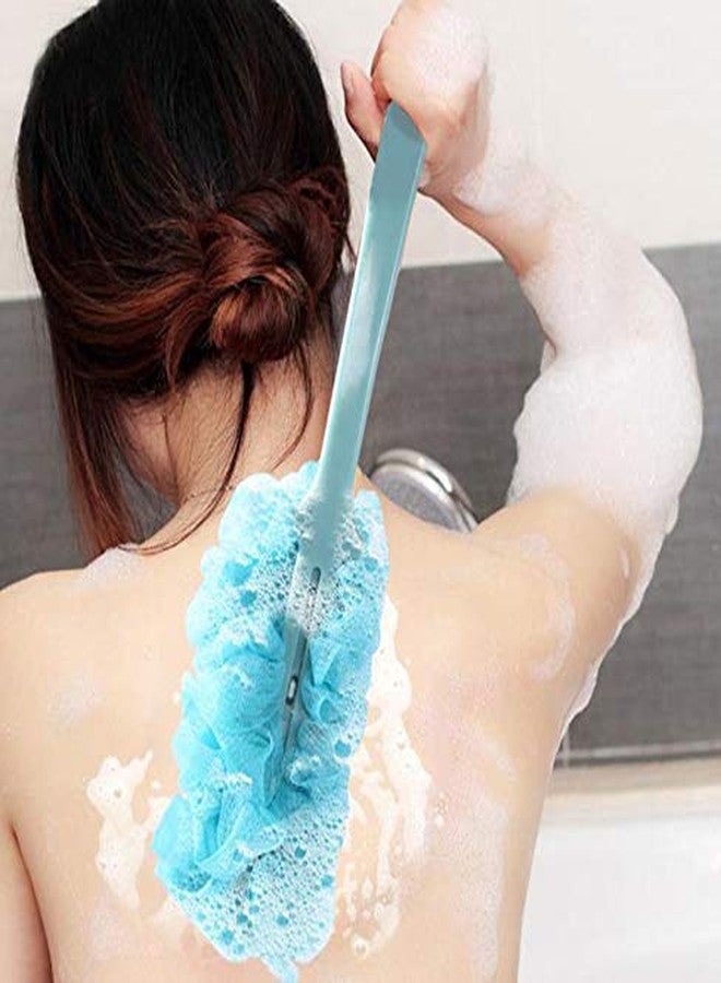 Homenique Men's and Women's Long Handle Body Bath Brush Luxurious Back Scrubber (15 G, Assorted Color) - Image 3