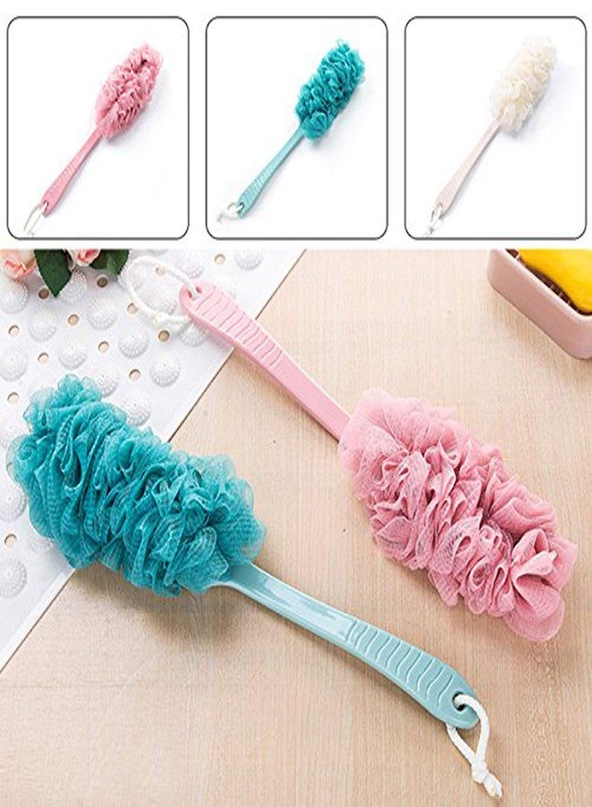 Homenique Men's and Women's Long Handle Body Bath Brush Luxurious Back Scrubber (15 G, Assorted Color) - Image 1